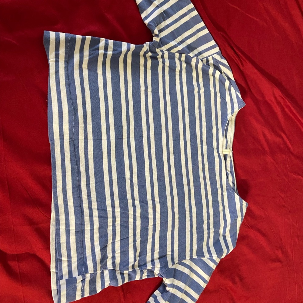 3/4 sleeve crop top